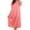 Watermelon red, variant on Seductiva Clearance Women's Nightgown Sleepwear Women Summer Home Lace Ice Silk Short Sleeve Loose Plus Oversize Nightgown Dress Short Long Sleeves Shirt