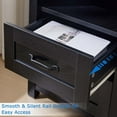 thumbnail image 5 of Nightstand with Charging Station, Sturdy Bedside Table with Storage Drawers & Shelf, End Table with USB Ports & Outlets, Night Stand for Bedroom, 5 of 7