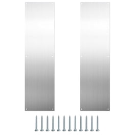 Don-Jo 28x6 Inch Metal Kick Plate – Brass Tone, 3/64 Inch Thick, Commercial Grade For Doors