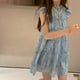 thumbnail image 2 of Vestido de verano para mujer,Vestido de verano para mujer Vestido estampado con volantes para mujer Vestido suelto para mujer Diseño de clase mundial, 2 of 8