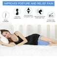 thumbnail image 7 of BEAUTRIP Leg Pillow | Ergonomic Side Sleeping Pillows | Memory Foam Knee Pillow with Strap for Side Sleeper | Leg Support Cushion with Removable and Washable Cover, 7 of 7
