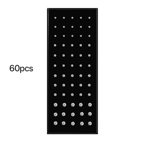 DESIGNICE L Shape Nose Ring 60Pcs Nose Studs For Women Men 316L Stainless Steel CZ Nose Piercing Jewelry L Shaped Nose Rings Bone