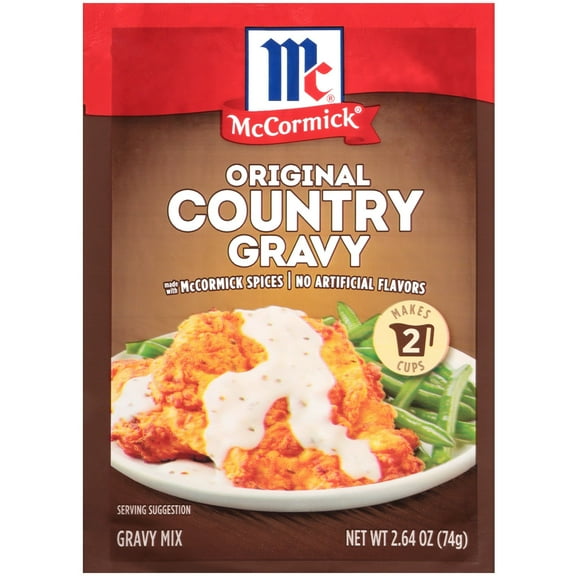 Mccormick Original Country Gravy Mix, 2.64 Oz - Pack of 2