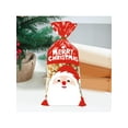 thumbnail image 3 of YFTDEF Christmas Gift Bags, 50 Pcs Candy Packaging Bags, Clear Plastic Treat Bags, Party Supplies for Desserts and Snacks, Ideal for Holiday Celebrations and Gifting, 3 of 6
