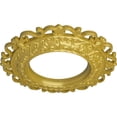 thumbnail image 3 of Ekena Millwork 13 1/4"OD x 6 5/8"ID x 1 1/8"P Orrington Ceiling Medallion (Fits Canopies up to 6 5/8"), Hand-Painted Rich Gold, 3 of 5