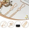 thumbnail image 1 of Justharion Crossbody Bag Metal Chain Bag S Look With Exquisite Chain Easy To Install Purse Chain Straps Light Gold, 1 of 6