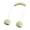 Green, variant on Portable Neck Fan Hands Free Wearable Fan With 3 Speeds USB Rechargeable White 1 Count