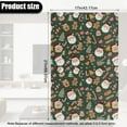 thumbnail image 7 of Xixirimido Christmas Santa Gingerbread Man Candy Leather Recliner Headrest Cover Washable Recliner Headrest Protector Non Slip Chair Head Cover for Sofa Couch Furniture Decor, 3Pcs, 7 of 7
