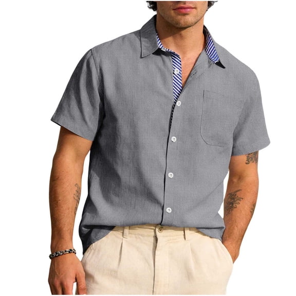 Men's Shirt Short Sleeve, Mens 70s Disco Shiny Sequins Shirts Short Sleeve Turndown Sparkle Nightclub Party T-Shirt Regular Fit Retro Tops