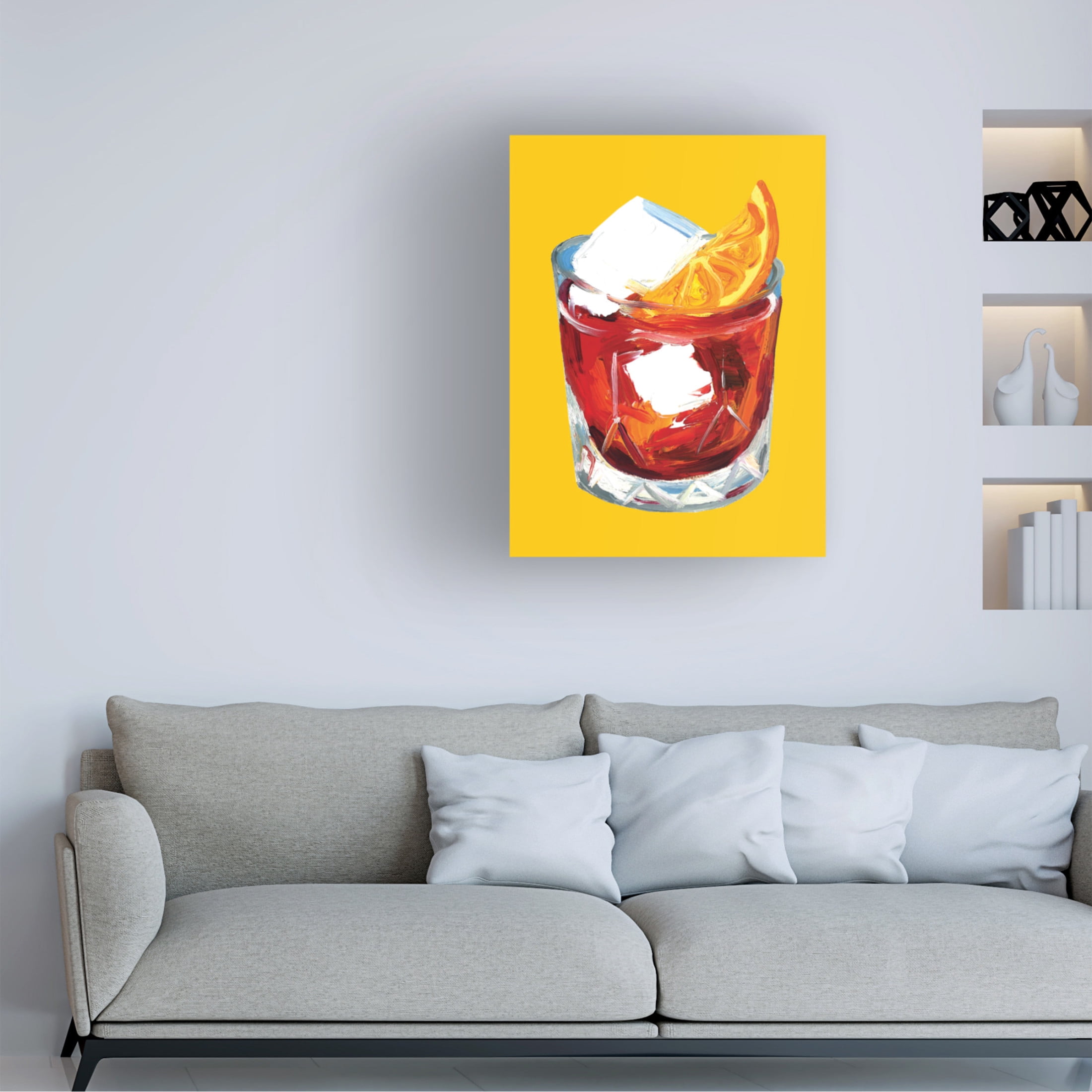 Trademark Fine Art Alice Straker  Negroni On Sunshine Canvas Wall Art