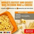 thumbnail image 6 of Rapid Mac Cooker | Microwave Macaroni & Cheese in 5 Minutes | Perfect for Dorm, Small Kitchen, or Office | Dishwasher-Safe, Microwaveable, BPA-Free, 6 of 7