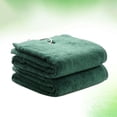 thumbnail image 1 of OULII 1Pcs Green Fleece Golf Towel for Sports Sweat Fast Drying and Super Absorbent 15.7x25.6in, 1 of 4
