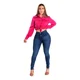 thumbnail image 4 of Pantalón Mezclilla Stretch Corte Colombiano De Dama Itzi 512, 4 of 7