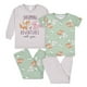 thumbnail image 1 of Gerber set pijamas verdeo rosa bebe algodón seguro conjunto dormir 1 a 5 años, 1 of 5