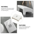 thumbnail image 4 of Shisuyan 1 Pc Household Massage Foot Stool Office Foot Rest Foot Support Stool Foot Step (White), 4 of 9