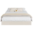 thumbnail image 2 of Wood Platform Bed with Fluted Design, Low Profile BedFrame, Minimalist Bed Base with Noise-Free, Easy Assembly, No Box Spring Needed, 2 of 11
