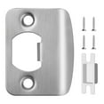 thumbnail image 5 of Door Lock Strike Plate with Spacer Shim Door Security Lock Repair Kits D Type, 5 of 10