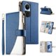 thumbnail image 1 of Funda cartera GANGXUN para OPPO Reno 10 Pro 5G , cuero PU con tarjetero, cremallera, correa de mano, soporte y protección 586°, 1 of 6