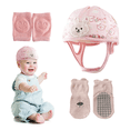 thumbnail image 4 of "Kit 5 Casco Antigolpe Cabeza Protector para  Bebe Lab.G Rosa ", 4 of 5