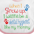 thumbnail image 4 of Inktastic Dental Hygienist Like Mommy Boys or Girls Baby Bib, 4 of 4