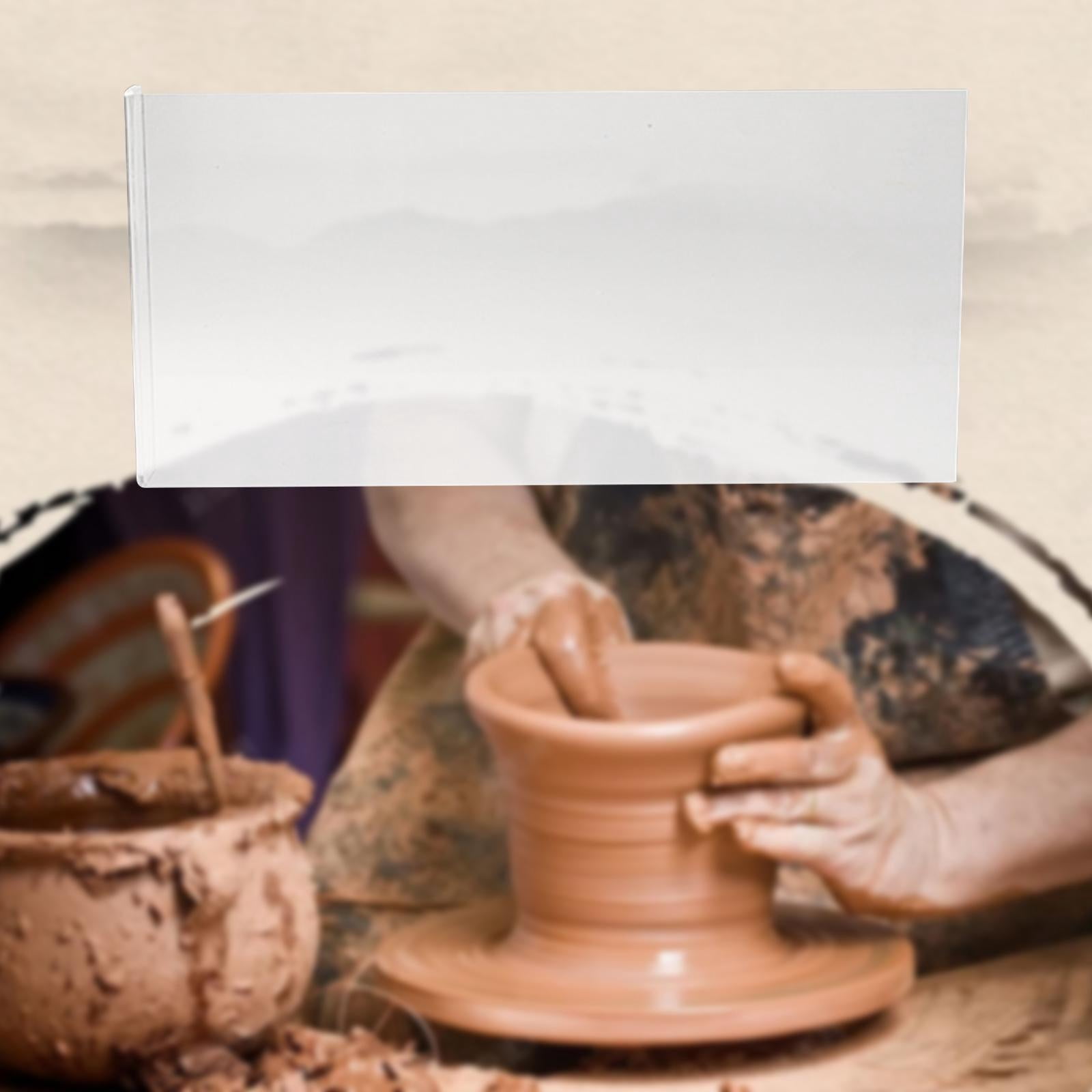 Milageto Acrylic Baffle Pottery Tool Board Handmade Plaster Clay Modelling Accessories L Quantity 1