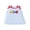 Sky Blue, variant on Toddler Baby Girl Back to School Dress Kids Kindergarten Outfits Toddler Girl Summer Tank Dress Sleeveless 2 3 4 5 6 7 Years Apple Embroidery Striped Bow Decor A-Line Dress