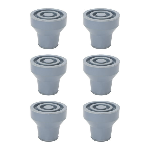 Rubber Cane Tips, Wear Heavy Duty Easy To Install 19mm 6pcs Cane Tips for Three Legged Canes