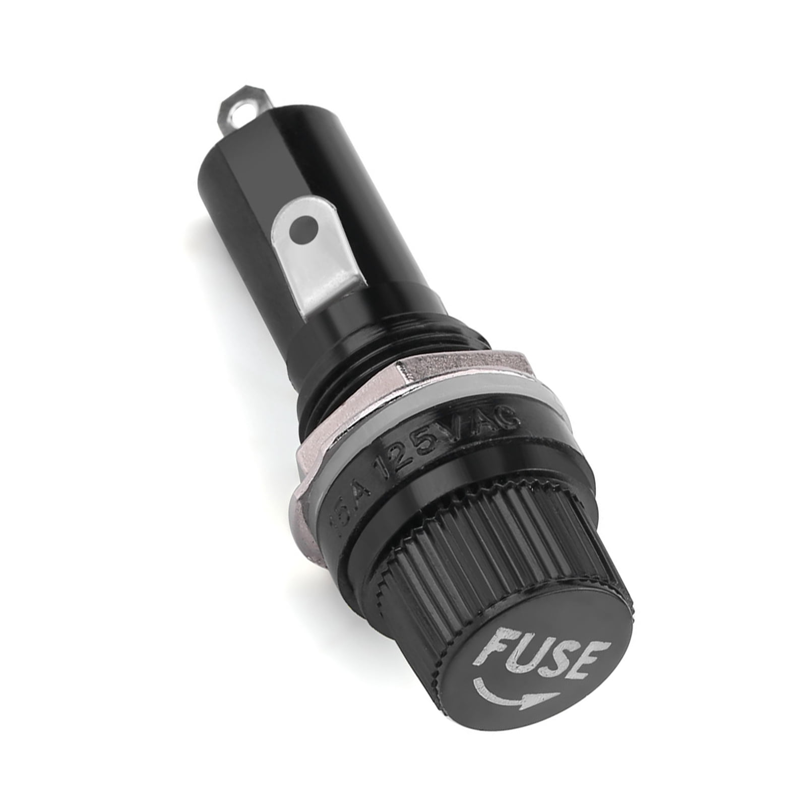 5 Amp Fuse Holder 600V Slow Blow,125V 15A/250V 10A Panel Mount Fuse 5 Amp Fuse Holder 600V Slow Blow,125V 15A/250V 10A Panel Mount Fuse