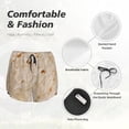 thumbnail image 4 of Balery Tortilla Pantalones cortos deportivos para mujer con forro y dos bolsillos, elásticos, para entrenamiento, gimnasio, yoga-Large, 4 of 7