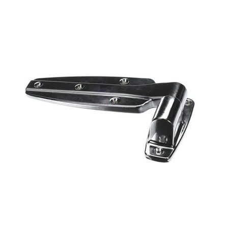 Kason 11245000040 1.12 in. Chrome Hinge, Pack of 2
