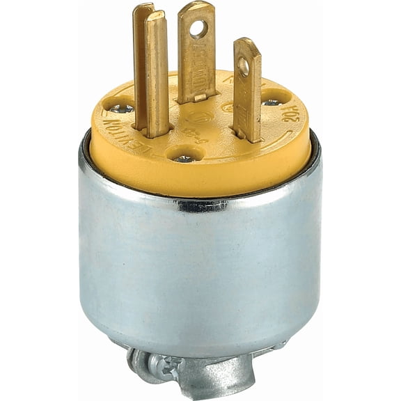 Leviton 520PA Cord & Plug — UL Listed for US Residential Electrical Code Compliance, Drop-in NEC-Standard Wiring