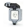 thumbnail image 1 of crativent Waterproof Socket Durable Sturdy Outlet Panel with GS Plug for Outdoor, 1 of 6