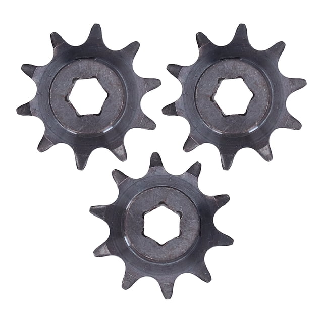 Steel Sprocket,3Pcs Steel Sprocket Drive Gear Teeth Sprocket Crafted with Care