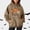 Khaki, variant on Women's Hoodies Sweatshirts Women Halloween Sweatshirt Pumpkin Print Long Sleeve Casual Pocket Pullover Hoodie Gray 3XL