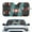 Aztec Ethnic Gemoetric, variant on Yuyamidu Aztec African Tribal Car Windshield Sun Shade Portable Automotive Windshield Sunshades for SUV Van Auto Interior Accessories UV Sun and Heat Reflector