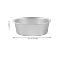 thumbnail image 5 of 4pcs Cake Pan Nonstick oval Cake Pans Aluminum Alloy Cake Baking Pans Cake Baking Mold, 5 of 5