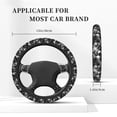 thumbnail image 5 of Goofa Seamless Pattern With Skulls Pattern Elastic Stretch Steering Wheel Cover,Universal 15 inch, Microfiber Breathable Ice Silk, Anti-Slip, Odorless, Easy Carry, 5 of 8
