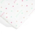 thumbnail image 3 of Lush Decor 100% Polyester Unicorn Heart Rainbow Soft & Plush Fitted Crib Sheet Multi 2Pk 28x52x9, 3 of 9