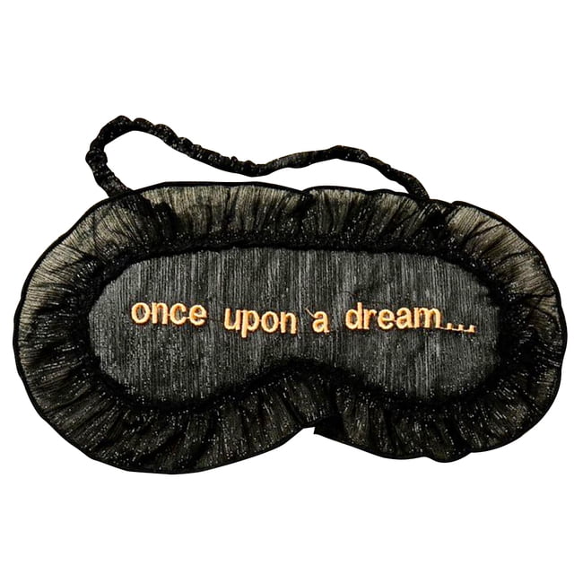 Sleeping Mask Lovely Lace Letter Decor Sleeping Eye Cover Blindfold Eyeshade