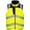 Yellow/Black, variant on Portwest PW374 Hi-Vis Reversible Bodywarmer Vest Yellow/Black, XX-Large