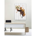 thumbnail image 4 of Marmont Hill "No Hunting" Painting Print on White Wood, 4 of 7