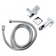 thumbnail image 2 of KDJ Chrome Brass Bidet Faucet Handheld Toilet Sprayer Hygienic Shower Attachment for Bathroom, Anti-Rust for Durable Brass Material, Easy to Install, Multi-Functional Cleaning Tool, 2 of 9
