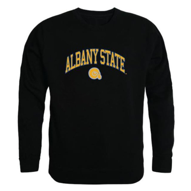 W Republic 541-260-BLK-01 Albany State University Campus Chandail en Molleton Col Rond, Noir - Petit