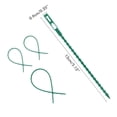 thumbnail image 2 of 100 Pieces Tree Ties Adjustable Support Climbing Support Garden Belts Fastener Horticulture Buckle Hanging Fixed Tying Tool for Supporting, 2 of 9
