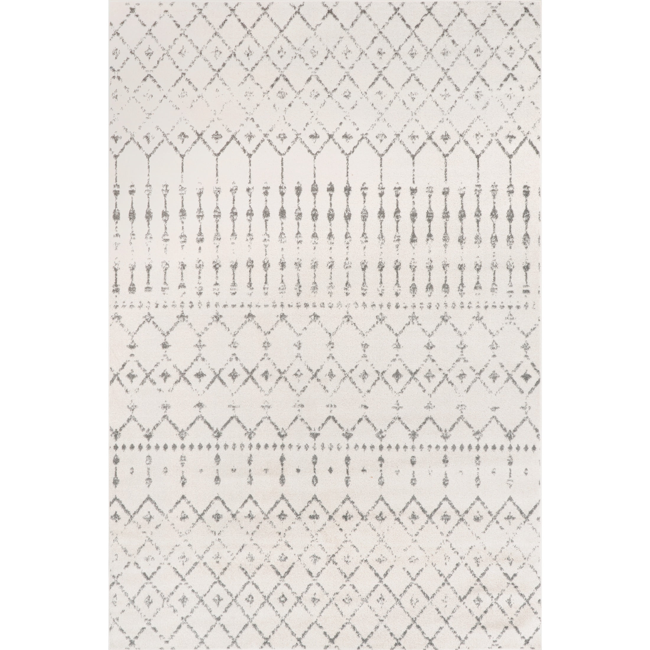 nuLOOM Moroccan Blythe Area Rug, 2' 6" x 16', Runner, Blythe Grey