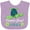 Lavender, variant on Inktastic Pompano Beach, Florida Happy Sea Turtle Boys or Girls Baby Bib