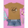 thumbnail image 3 of Hello Heart W Daisy T-Shirt Juniors -Image by Shutterstock,  x-Large, 3 of 4