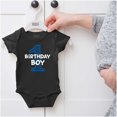 thumbnail image 5 of Happy First 1st Birthday Little Guy Bodysuit Jumper Boys Infant Baby Brisco Brands 6M, 5 of 6