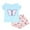 Sky Blue, variant on WOYY Baby Girls Summer Outfits Ruffle Short Sleeve T Shirt Shorts Set, Sizes 3M-3T