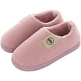 thumbnail image 2 of FRSASU Slippers Clearance Women's Mens Couples Winter Warm Floor Home Slippers Loafer Indoor Bedroom Shoes Purple 7.5(38-39), 2 of 3